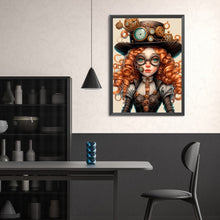 Load image into Gallery viewer, Curly-Haired Girl 40*55CM(Canvas) Full Square Drill Diamond Painting
