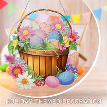 Load image into Gallery viewer, Easter Theme 2D Flat DIY Diamond Art Pendant Egg Shape Diamond Painting Set
