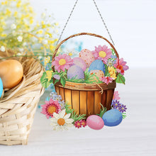 Load image into Gallery viewer, Easter Theme 2D Flat DIY Diamond Art Pendant Egg Shape Diamond Painting Set
