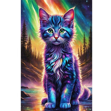 Load image into Gallery viewer, Aurora Kitten 40*60CM(Canvas) Full Round Drill Diamond Painting
