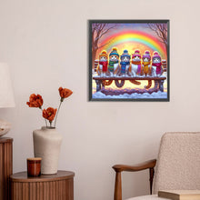 Load image into Gallery viewer, Rainbow Cat 30*30CM(Canvas) Full Round Drill Diamond Painting
