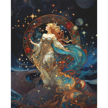 Load image into Gallery viewer, Starry Sky Goddess 40*50CM(Picture) Full Round Drill Diamond Painting
