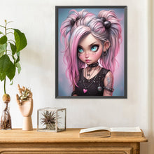 Load image into Gallery viewer, Sweet And Cool Girl 30*40CM(Canvas) Full Round Drill Diamond Painting
