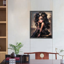 Load image into Gallery viewer, Sweet Girl 40*50CM(Canvas) Full Round Drill Diamond Painting
