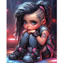 Load image into Gallery viewer, Sweet Girl 40*50CM(Canvas) Full Round Drill Diamond Painting
