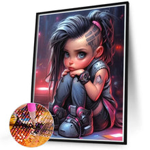 Load image into Gallery viewer, Sweet Girl 40*50CM(Canvas) Full Round Drill Diamond Painting
