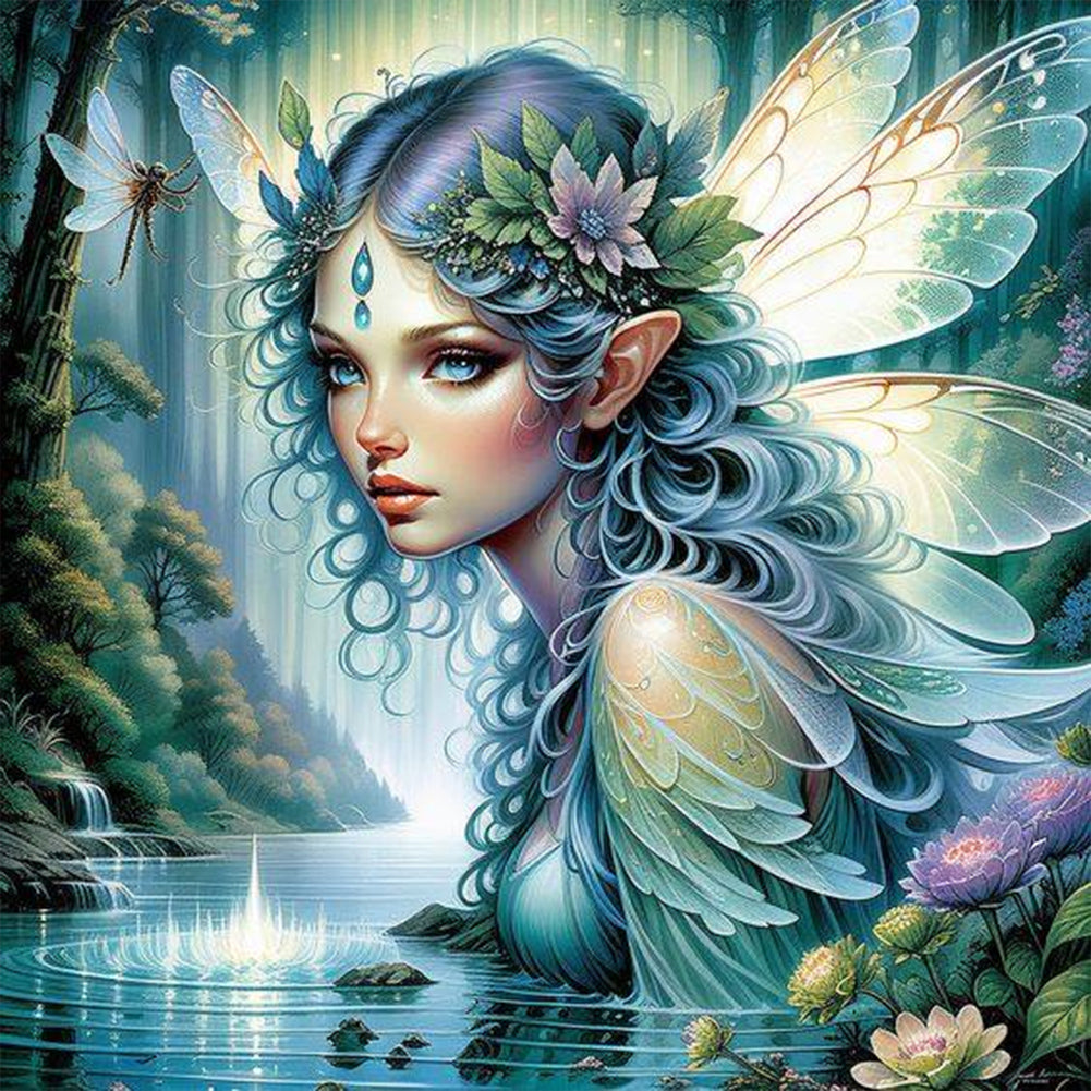 Elf Girl 40*40CM(Canvas) Full Round Drill Diamond Painting