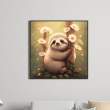 Load image into Gallery viewer, Sloth In A Tree 30*30CM(Canvas) Full Round Drill Diamond Painting
