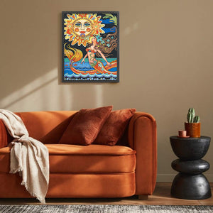 Sun Mermaid 40*50CM(Canvas) Full Round Drill Diamond Painting