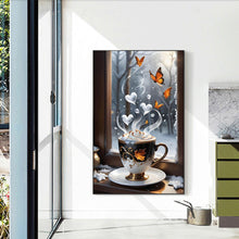 Load image into Gallery viewer, Coffee Butterfly 40*60CM(Canvas) Full Round Drill Diamond Painting
