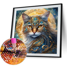 Load image into Gallery viewer, Jewel And Mysterious Cat 30*30CM(Canvas) Full Round Drill Diamond Painting
