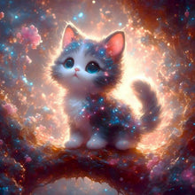 Load image into Gallery viewer, Beautiful Cat 30*30CM(Canvas) Full Round Drill Diamond Painting
