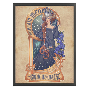 Yishu - Girl - 40*56CM 11CT 3 Stamped Cross Stitch