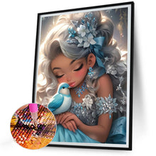 Load image into Gallery viewer, Big-Eyed Girl 30*40CM(Canvas) Full Round Drill Diamond Painting
