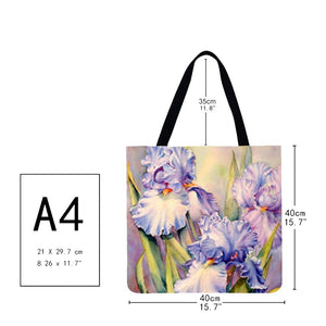 Canvas Bag-Irises 40*40CM