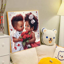 Load image into Gallery viewer, Black Cartoon Character 40*40CM(Canvas) Full Round Drill Diamond Painting
