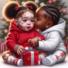 Load image into Gallery viewer, Black Cartoon Character 40*40CM(Canvas) Full Round Drill Diamond Painting
