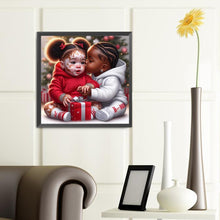 Load image into Gallery viewer, Black Cartoon Character 40*40CM(Canvas) Full Round Drill Diamond Painting
