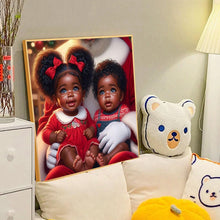 Load image into Gallery viewer, Black Cartoon Character 40*40CM(Canvas) Full Round Drill Diamond Painting
