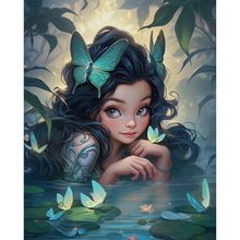 Load image into Gallery viewer, Huancan - Elf Girl - 40*50CM 11CT 3 Stamped Cross Stitch
