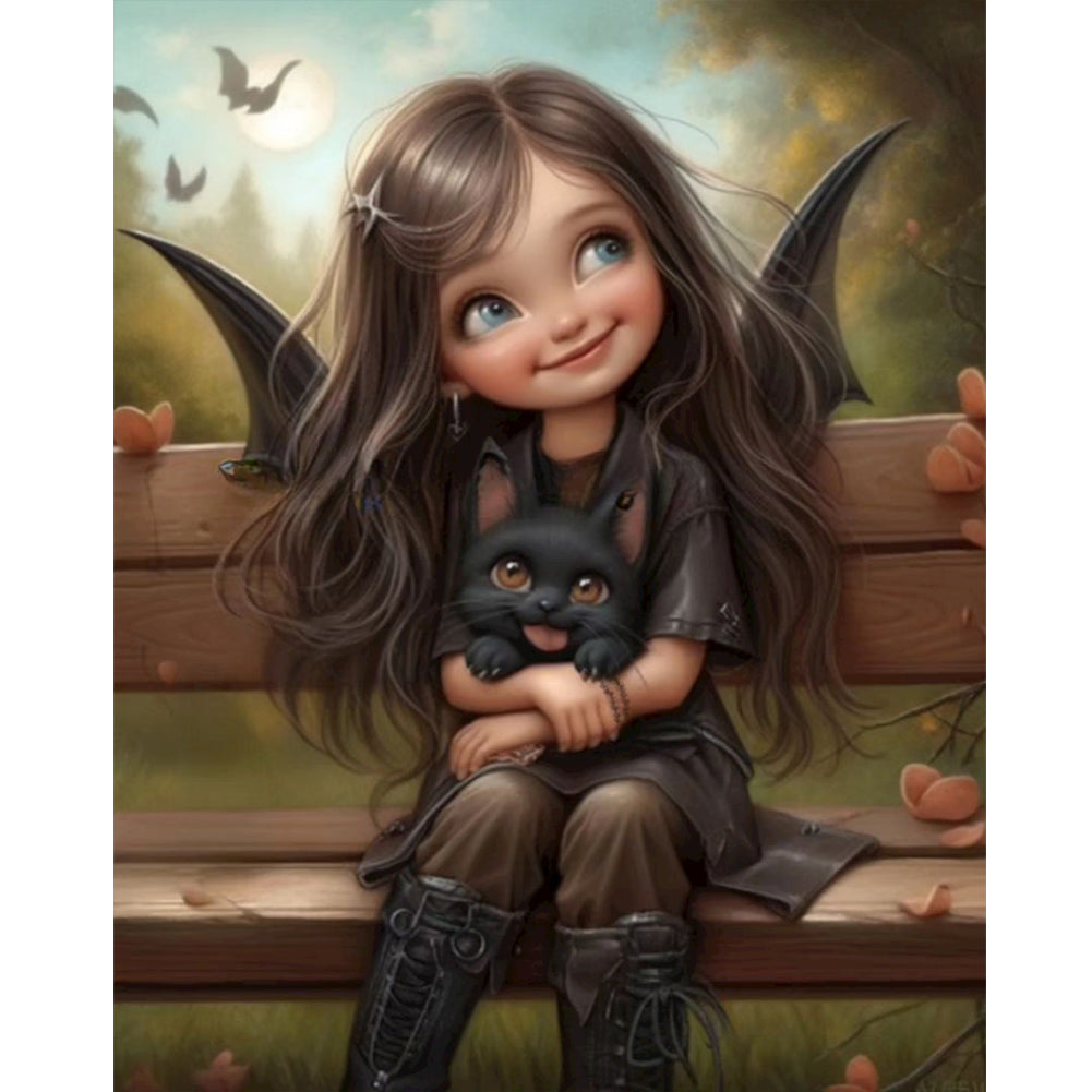 Elf Girl 40*50CM(Canvas) Full Round Drill Diamond Painting