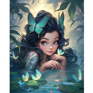 Elf Girl 40*50CM(Canvas) Full Round Drill Diamond Painting