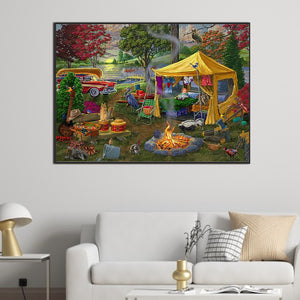 House 70*50CM(Canvas) Full Square Drill Diamond Painting