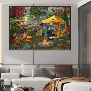 House 70*50CM(Canvas) Full Square Drill Diamond Painting