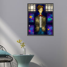 Load image into Gallery viewer, Glass-Style Cartoon Figure 40*50CM(Canvas) Full Round Drill Diamond Painting
