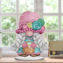Load image into Gallery viewer, Easter Gnome Special Shaped Desktop Diamond Art Kits Bedroom Table Decoration
