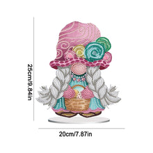 Load image into Gallery viewer, Easter Gnome Special Shaped Desktop Diamond Art Kits Bedroom Table Decoration
