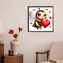 Load image into Gallery viewer, Cute Bee 30*30CM(Canvas) Full Round Drill Diamond Painting
