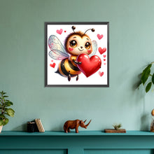 Load image into Gallery viewer, Cute Bee 30*30CM(Canvas) Full Round Drill Diamond Painting
