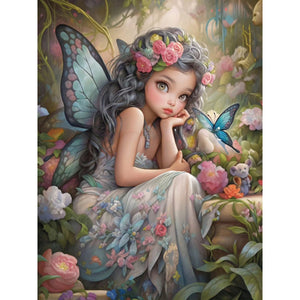 Elf 30*40CM(Picture) Full Square Drill Diamond Painting