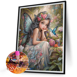 Elf 30*40CM(Picture) Full Square Drill Diamond Painting