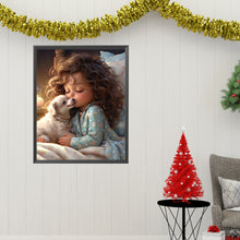 Load image into Gallery viewer, Girl Holding A Pet 40*50CM(Picture) Full Square Drill Diamond Painting
