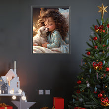 Load image into Gallery viewer, Girl Holding A Pet 40*50CM(Picture) Full Square Drill Diamond Painting
