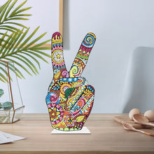 Load image into Gallery viewer, Special Shaped Finger Desktop 5D Diamond Art Kits for Office Home Decor (Finger)
