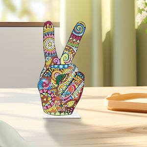 Special Shaped Finger Desktop 5D Diamond Art Kits for Office Home Decor (Finger)