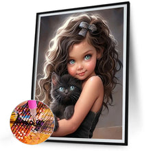 Load image into Gallery viewer, Little Doll 30*40CM(Canvas) Full Round Drill Diamond Painting
