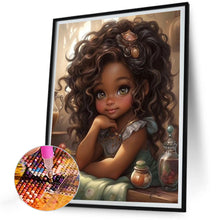 Load image into Gallery viewer, Little Doll 30*40CM(Canvas) Full Round Drill Diamond Painting
