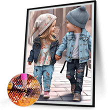 Load image into Gallery viewer, Little Doll 30*40CM(Canvas) Full Round Drill Diamond Painting
