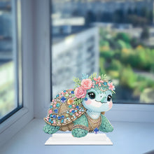 Load image into Gallery viewer, Special Shaped Handmade Desktop Diamond Art Kits for Home Office Decor (Turtle)
