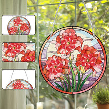 Load image into Gallery viewer, Acrylic Suncatcher 2D Flat DIY Safflower Diamond Single-Sided Art Pendant Decor
