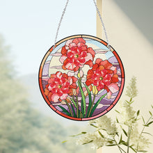 Load image into Gallery viewer, Acrylic Suncatcher 2D Flat DIY Safflower Diamond Single-Sided Art Pendant Decor
