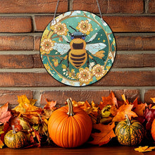 Load image into Gallery viewer, Acrylic Suncatcher 2D Flat DIY Flower Bee Diamond Single-Sided Art Pendant Decor

