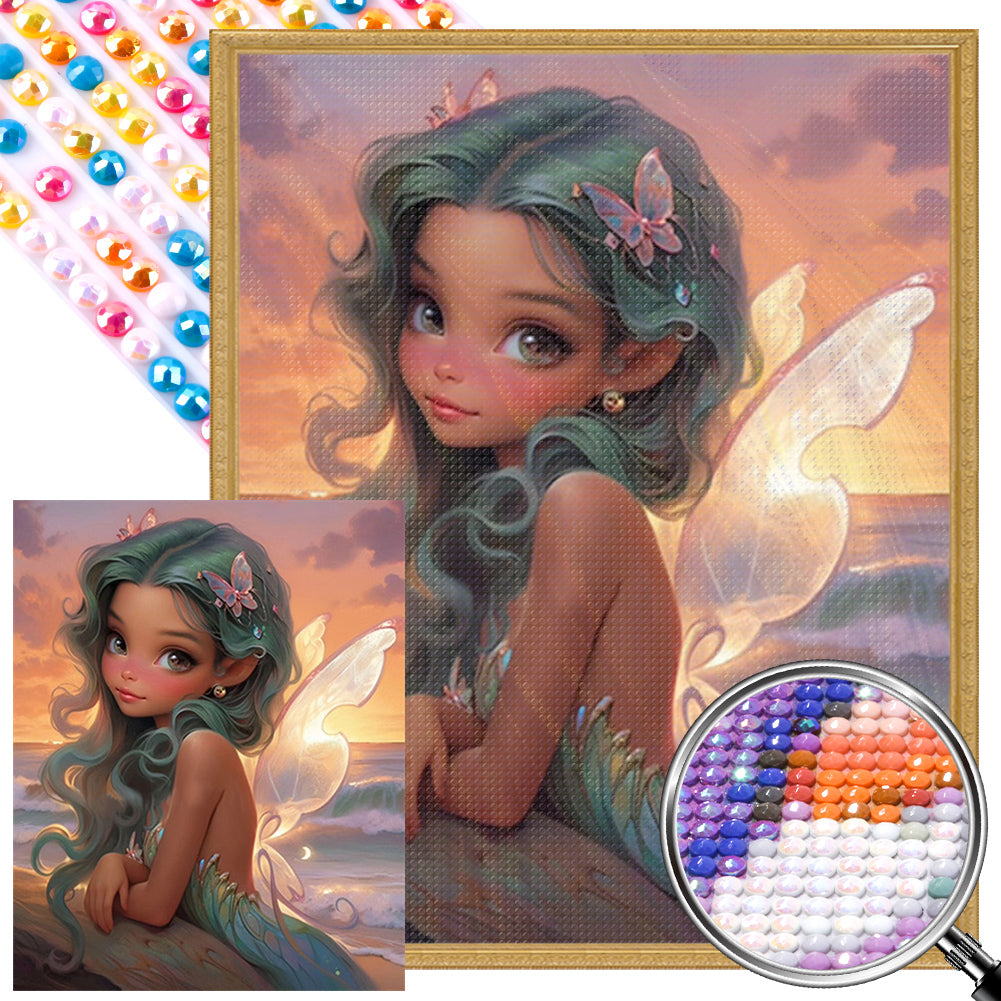 Fantasy Elf Girl 40*50CM(Picture) Full Round Drill Diamond Painting