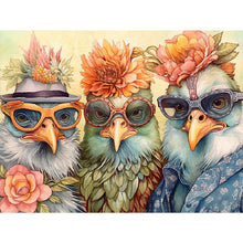 Load image into Gallery viewer, Funny Chicken 40*30CM(Canvas) Full Round Drill Diamond Painting
