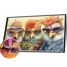 Load image into Gallery viewer, Funny Chicken 40*30CM(Canvas) Full Round Drill Diamond Painting
