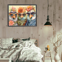 Load image into Gallery viewer, Funny Chicken 40*30CM(Canvas) Full Round Drill Diamond Painting
